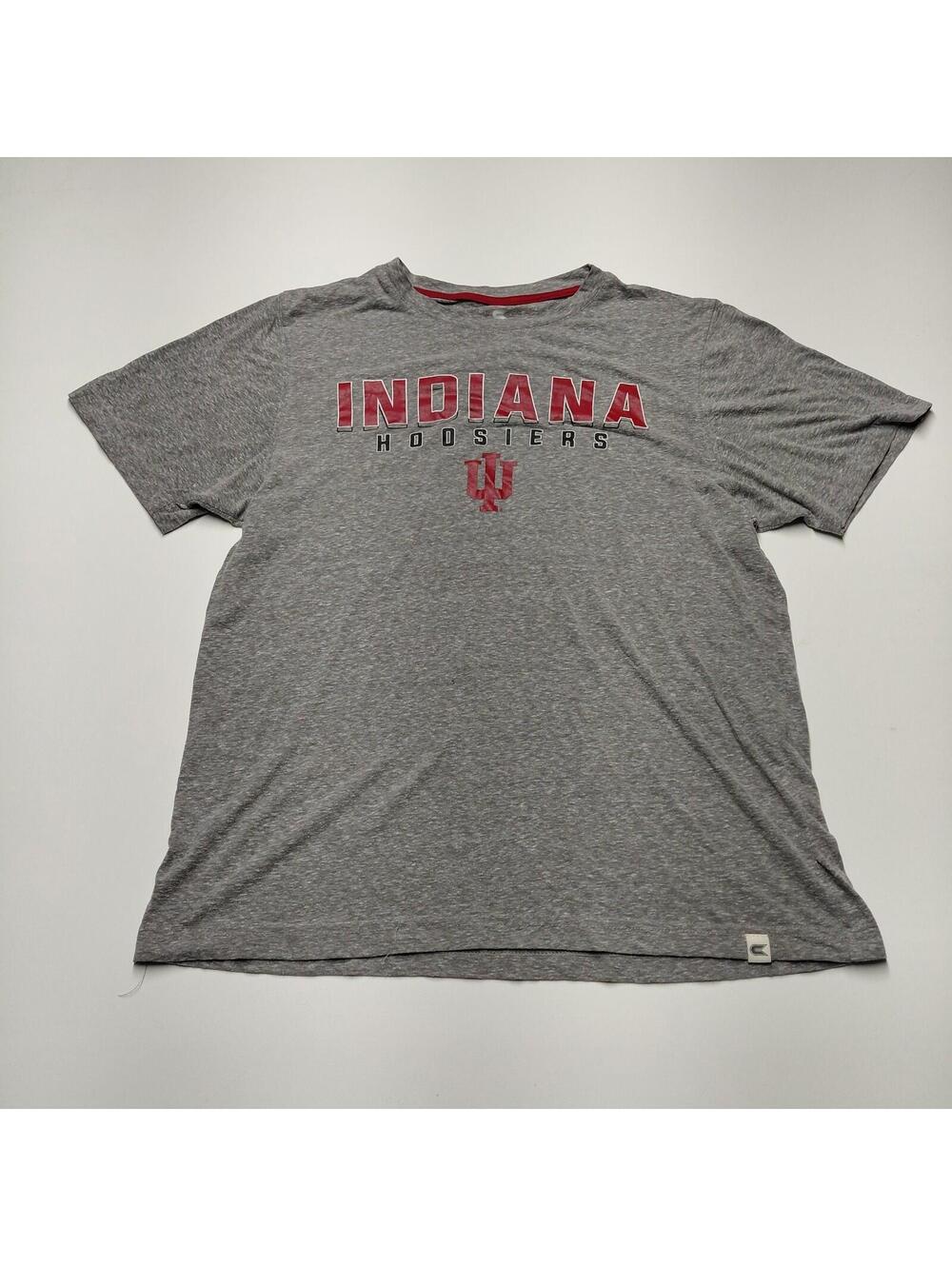 Indiana Hoosiers Mens Medium Gray Colosseum NCAA T Shirt College Tee